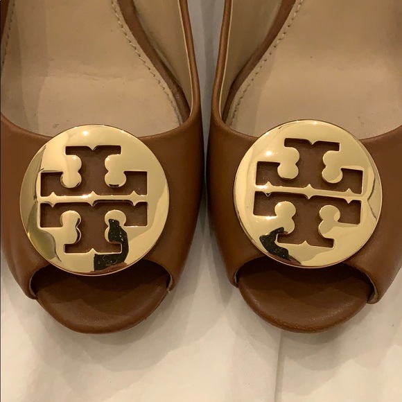 Tory Burch Shoes - Tory Burch peep toe wedges